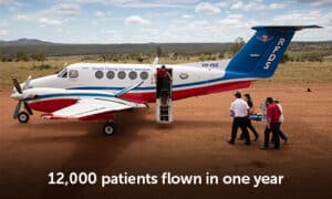 12,000 patients flown in one year by RFDS